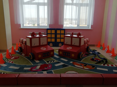 Уголок пожарной безопасности предназначен для формирования целостного представления детей о пожарной безопасности 