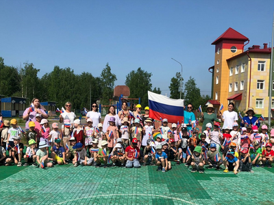 Спортивное развлечение, посвященное Дню России